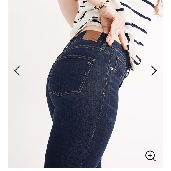 Madewell 9" Mid-Rise Skinny Jeans in Larkspur Wash - Picture 2 of 11